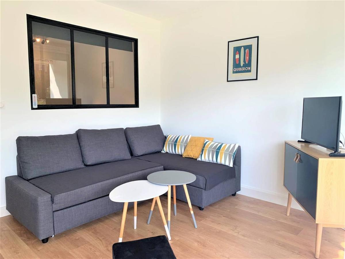 Quiberon, Appart 2 Pieces Renove, A 2 Pas De La Plage, Loggia Sud, Garage, Classe 2*, Pour 3 Pers. - Fr-1-478-182 Zewnętrze zdjęcie