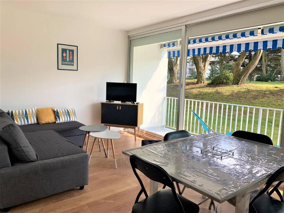 Quiberon, Appart 2 Pieces Renove, A 2 Pas De La Plage, Loggia Sud, Garage, Classe 2*, Pour 3 Pers. - Fr-1-478-182 Zewnętrze zdjęcie