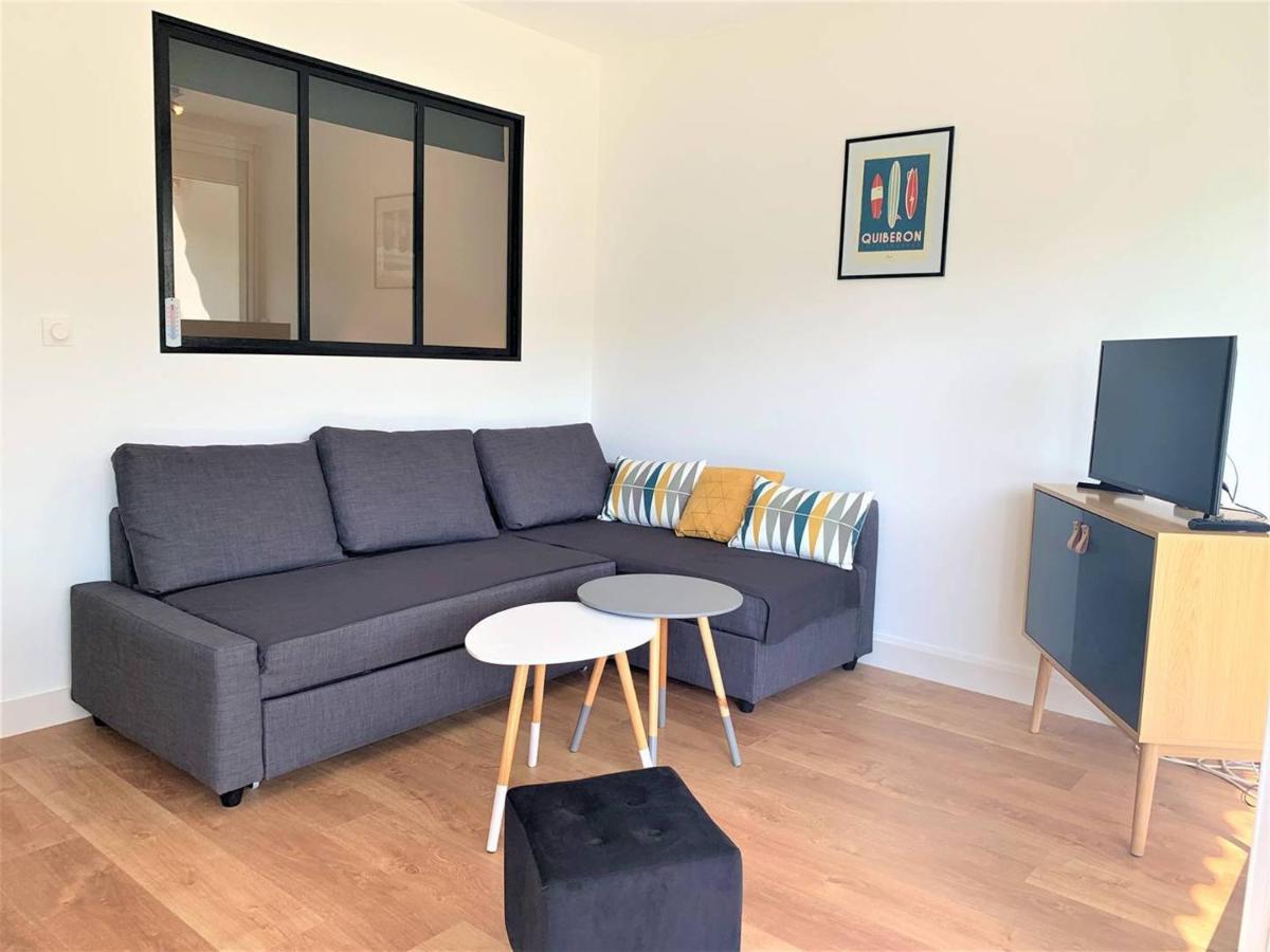 Quiberon, Appart 2 Pieces Renove, A 2 Pas De La Plage, Loggia Sud, Garage, Classe 2*, Pour 3 Pers. - Fr-1-478-182 Zewnętrze zdjęcie